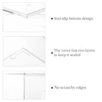 zoocatia Farmhouse Laundry Dryer Sheet Holder Clear Detergent Pods Container Dryer Balls Dispenser with Lid, Organization and Storage Box for Laundry Room, Bedroom, Desk - color: Clear