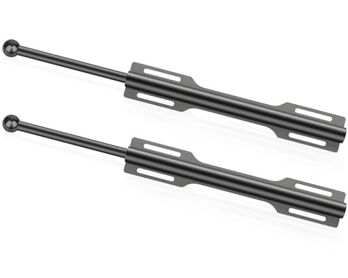 FIRJOY 12" Valet Rod for Closet Pull Out (2 Pack, Black) - color: Black, size: 2 Pack