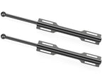 FIRJOY 12" Valet Rod for Closet Pull Out (2 Pack, Black) - color: Black, size: 2 Pack