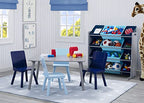 Delta Children Kids Toy Storage Organizer with 12 Plastic Bins - Greenguard Gold Certified, Grey/Blue - color: Grey/Blue