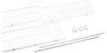 Rubbermaid Full Closet Organization Shelf System, Direct Wall Mount, Adjustable from 6.5-8 ft, Mounting Hardware Kit Included, White, Wire Shelving Organization for Home/Laundry/Mudroom/Pantry/Linen - size: 6.5'-8' Lengths, style: Full Closet Kit
