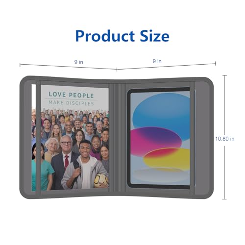 JW Magazine and Tract Holder,JW Field Service Supplies,Jehovah Witness Ministry Supplies,Jworg Accessories Best Life Ever Gifts,Ministry Organizer for Pioneers Bag Convention - color: Gray