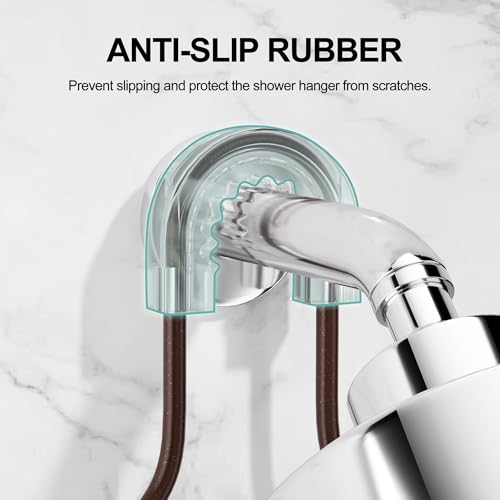 SRIWATANA Shower Caddy Organizer Hanging Over Head, Bathroom Shower Rack Hanger with Hooks for Razors - Bronze - color: Bronze