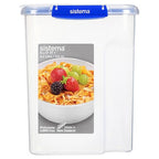 Sistema KLIP IT+ 4.2L Cereal Storage Container, Stackable & Airtight Food Pantry Storage, Dishwasher, Freezer, & Microwave-Safe, BPA-Free - size: 4.2L