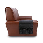 Sofa Armrest Organizer, Sofa Side Pocket Couch Arm Organizer Sofa Storage Bag with Pocket for Home Sofa Arm Chair(Black)