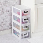 Sterilite 18-Pack 6 Quart Stacking Drawer, Clear Storage Closet Organizer, White Frame - Stackable Modular Plastic Drawers for Clothes, Accessories, Craft Supplies, Shoes or Linens - size: 6 Quart, style: 18 Pack