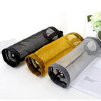 TOGETRUE Plastic Bag Holder, Grocery Bag Holder Mesh Hanging Storage Bag Dispenser (Black 2 Packs) - color: Black 2 Packs