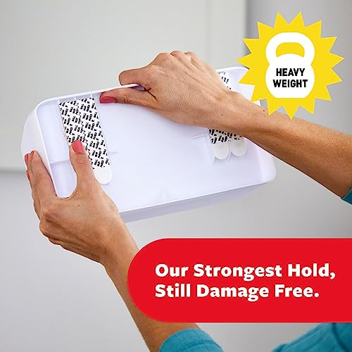 Command 10 Lb Large Organizing Caddy with 4 Strips, 9.91" x 3.38" x 5.15", Heavyweight Damage-Free Hanging for Organizing Cleaning Supplies, Closet, and Pantry - size: 9.9 in. x 5.2 in. x 3.5 in.
