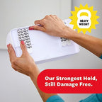 Command 10 Lb Large Organizing Caddy with 4 Strips, 9.91" x 3.38" x 5.15", Heavyweight Damage-Free Hanging for Organizing Cleaning Supplies, Closet, and Pantry - size: 9.9 in. x 5.2 in. x 3.5 in.