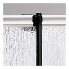 iDesign Over-the-Door Hanging Shower Caddy Organizer, The Forma Collection – 12” x 6.5” x 24”, Matte Black - color: Matte Black