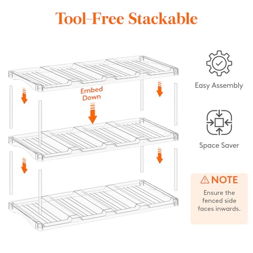Lifewit Stackable Bottle Storage Organizer, Clear Freestanding Wine Holder for Cabinet, Large Slot Water Bottle Tumbler Cup Organizer for Pantry, Plastic Wine Rack for Fridge Cellar, 3Tier Hold 12 - size: 3 Tier-12 Bottle