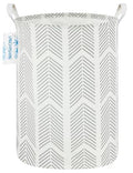 LANGYASHAN Laundry Basket Canvas Fabric Collapsible Organizer Basket for Storage Bin Toy Bins Gift Baskets Bedroom Clothes Children Nursery Hamper (Arrowhead) - color: Arrowhead