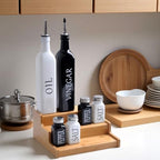 JinDoWin 2 Pack Cabinet Spice Rack Organizer - Enhanced Cabinet Spice Organizer, Practical Spice Rack Organizer for Cabinet and Efficient Cabinet Spice Organizer (2, 9 Inch) - size: 9 Inch