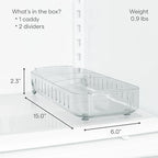 YouCopia RollOut Fridge Caddy, 6" Wide - size: 6" Wide
