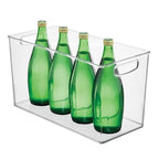 iDesign Pantry Bin with Handles - Kitchen Storage Bins for Cabinets, Pantry, or Fridge - Clear - style: Pack of 1