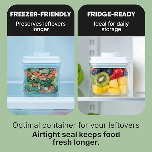 Bop Top Airtight Food Storage Containers with Lid 3.5 Cups / 28 oz | Kitchen Canister Sets | Air Tight Pantry Container | Pop Top Dry Food Storage Containers for Snacks, Sugar, Flour, Baking, Pasta - color: 28 oz