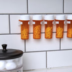 Crazy Chef Spice Clips 30 ct Spice Clips Gripper Organizer Holds 30 Spice Jars - Pantry and Inside Cabinet Organization 3M Adhesive Spice Rack