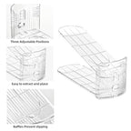 Shoe Slots Organizer，15Pack Shoe Stackers for a Pair of Shoes,Adjustable Shoe Rack with Three Levels，Shoe Storage Shoe Space Saver - size: 15pack