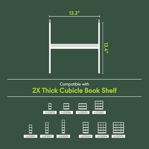 Furinno Cubicle Cube Insert, H-Shelf Cube Organizer, Fits into Furinno Extra Thick Cubes, for Organizers and Storage, White (Does not fit IKEA Kallax Shelving) - color: White, size: H-Shelf Insert