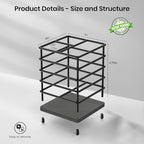 BOTEMY Toothbrush Holders with Quick Drying Mat—Black Toothbrush and Toothpaste Holder for Bathroom—Upgrade 3 Slots Openwork Design Bathroom Counter Organizer for Electric Toothbrush,Razor,Toothpaste - size: Medium