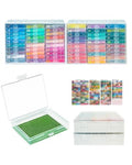 YBUTVY Diamond Art Trays with Lids, 60PCS Diamond Painting Trays with Lids ＆ Diamond Art Storage, Diamond Painting Accessories for Beads (2 Packs) - size: 2 pack (60pcs)