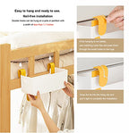 Bedside Organizer Storage Caddy Hanging as Bunk Bed Storage Accessories Handrail Multi Pockets for Dorm Bunk Bed Shelf