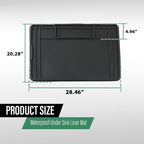 GRAND ORANGE Waterproof Under Sink Liner Mat for Kitchen Bathroom -28” x 19" -Durable, Flexible Tray – Home undersink Organizer Must Haves Black