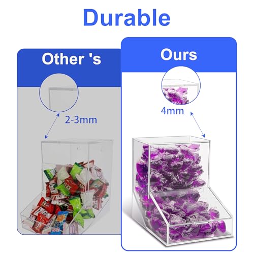 Laundry Pods Container with Spoon, Acrylic Candy Dispenser with 2 Lid, Dishwasher Pod Holder, Laundry Detergent Container, Laundry Organization for Laundry Room, kitchen, Office Used- Stand, 1pcs - color: 1pack