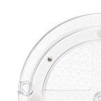Amazon Basics Clear Rotating Lazy Susan Turntable Organizer for Condiments, 9-Inch, 2-Pack - size: 9" Diameter, 2-Pack