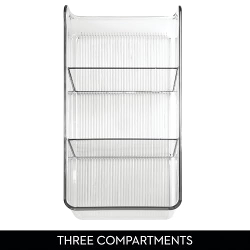 InterDesign Linus Kitchen, Pantry, Refrigerator, Freezer Storage Container, Clear - style: Pack of 1