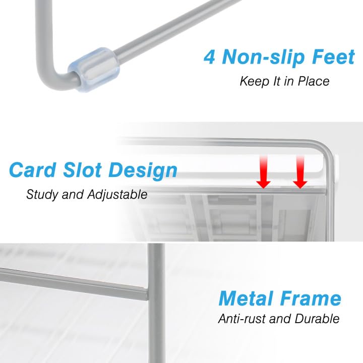 Cirhy Kitchen Wrap Organizer, Expandable Pantry Organizers and Storage, 3-Tier Foil and Plastic Wrap Organizer for Cabinet, Adjustable Shelf for Tin Foil, Ziplock Box, Saran Wrap (9.8-15.6") - style: Foil and Wrap Organizer-1pcs