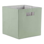DII Collapsible Polyester Storage Cube, Solid, Lightweight and Durable, Small Square, 11x11x11, Mint - color: Mint, size: Small Square, 11x11x11"