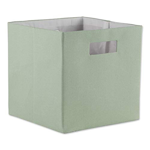 DII Collapsible Polyester Storage Cube, Solid, Lightweight and Durable, Small Square, 11x11x11, Mint - color: Mint, size: Small Square, 11x11x11"