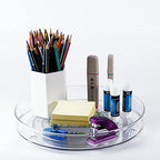 4 Pack Lazy Susan 9.2" Inch Turntable Organizer Pantry Organization and Storage Container Bins Spice Rack Cabinet Rotating Condiment for Pantry Kitchen Vanity Bathroom Jewelry Holder Clear - size: 9.25 inch 4Pack
