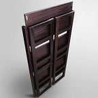 Casual Home 3-Shelf Folding Student Bookcase (20.75" Wide)-Espresso - color: Espresso