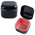 SUTOKAKA 1Pc Plastic Nail Tool Sterilizer Box Nail Drill Bits Cleaning Box Polishing Tools Soaking Tray Manicure Pedicure Storage Container Case - Black - color: Black