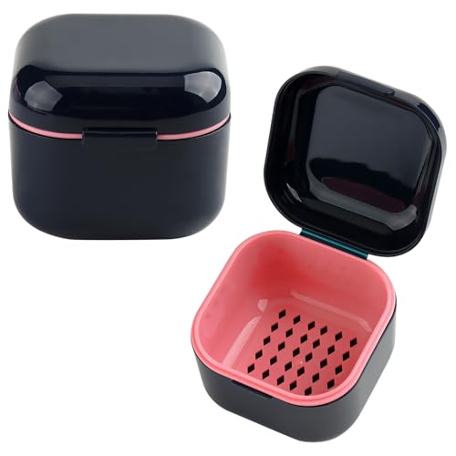 SUTOKAKA 1Pc Plastic Nail Tool Sterilizer Box Nail Drill Bits Cleaning Box Polishing Tools Soaking Tray Manicure Pedicure Storage Container Case - Black - color: Black