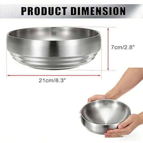 Key Bowl for Entryway Table 8.3" Modern Decorative Bowl Catchall Bowl for Candy Fruit Serving Bowls for Kitchen Counter, Coffee Table,Silver - color: Silver, size: 8.3 Inches