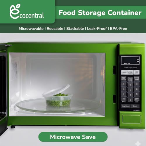 Freshware 8 oz Plastic Deli Containers with Lids – 50 Set | BPA-Free, Leakproof, Stackable, Microwave, Freezer & Dishwasher Safe | Meal Prep, Soup & Slime Storage