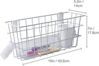 HealthSmart Durable Walker Accessories Basket For Walker | No Tools Needed | Secure Cup Holder & Tray | Walker Accessories Bag - Easy Installation Walker Basket For Folding Walker | 16x5.5x7 inches