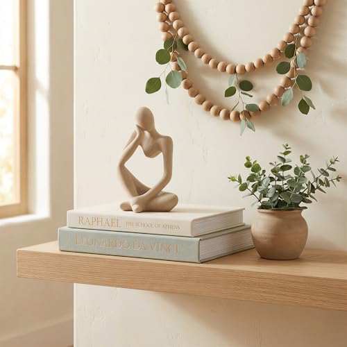 Upgraded Decorative Books for Home Decor - Coffee Table Faux Books for Decoration, Linen Fake Book Storage Box for Entryway, Bookshelf, Modern, Boho, Farmhouse & Neutral Aesthetic Decor, Set of 2 - color: Beige-Gray