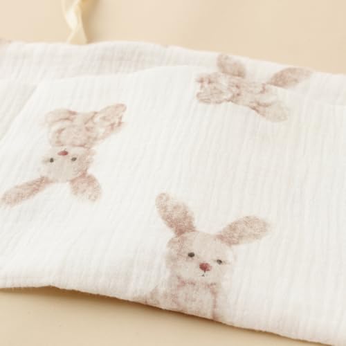 Baby Bedside Hanging Bags Storage Organizer Milk Bottle Toy Crib Baby Nappy-Bag Bed-Bunk Organizing Bag - color: Rabbit