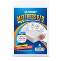 2 Pack Heavy-Duty 4 Mil King/Cal King Mattress Bag for Moving and Storage, Clear Plastic Mattress Cover, Fits Up to 20” Thick - size: King/Cal King,2 Pack, style: Heavy-Duty Protection (4 Mil Thick)