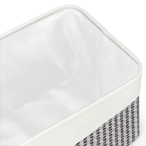 Kntiwiwo Foldable Storage Bin Collapsible Fabric Storage Basket Cube with Durable Handles Closet Organizer Bins for Organizing Shelves Drawers, Set of 3, 15" x 10" x 9.5", Houndstooth - color: Houndstooth, size: 15" x 10" x 9.5"