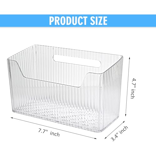 Pensino 2 Pack Adhesive Cabinet Door Organizer Storage Caddy, Clear Lid Organizer Inside Cabinet Wall Mounted Pantry Door Caddy for Food Container Lid Kitchen Under Sink Basket (Clear)