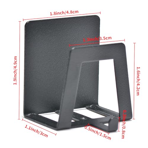 4 Pack Pot Lid Holders with Hook, Pot and Pan Hangers for Kitchen Inside Cabinet Wall Mount Rack Cabinet Door Lid Organizer, Save More Space, Black - color: Black