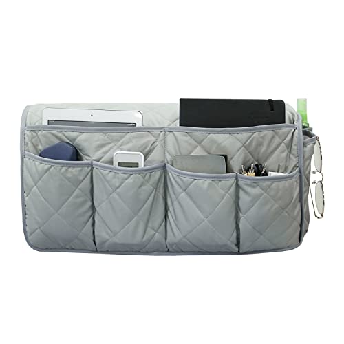 ITODA Sofa Armrest Organizer Armchair Caddy Home Hanging Recliner Sorting Waterproof Holder with 14 Pockets TV Remote Control Holder Storage Bag for Magazine, Phone, Books