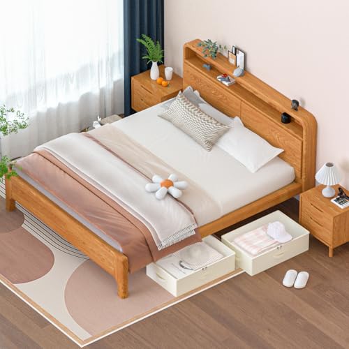 EE-RoomWorld Under Bed Storage with Wheels, No Assemble Required 12 inches height Under Bed Storage bins,Large capacity Rolling Underbed Shoe Storage containers，dorm underbed storage drawers - color: Beige, size: 12 inch height