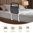 Bed Rails for Elderly Adults Safety, Bed Handle Bedside Assist, Adult Bed Rails for Seniors, Adjustable Bed Bar with Storage Pocket & Fixing Strap, Bed Cane Fits Twin, Queen, Full, King Bed - size: 1 Pack