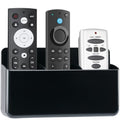 3 Slot Remote Control Holder, TV Remote and Wall Pen Storage Accessories for Home Office School (Black 1Pack) - color: Black&1pcs
